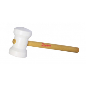 Martelo de Borracha Branco 60mm Cortag