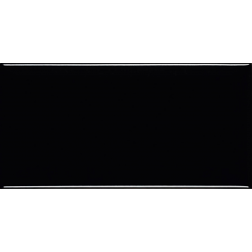 Revestimento Metro Black Preto Brilhante 10x20cm Eliane - Caixa 1m2