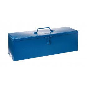 Caixa Ferramentas De Ferro Tipo Baú 50cm c/ Estojo e Fecho p/ Cadeado