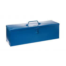 Caixa Ferramentas De Ferro Tipo Baú 50cm c/ Estojo e Fecho p/ Cadeado