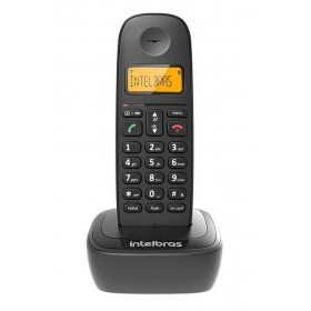 Telefone Sem Fio c/ Identificador Chamadas Preto TS2510 Intelbras