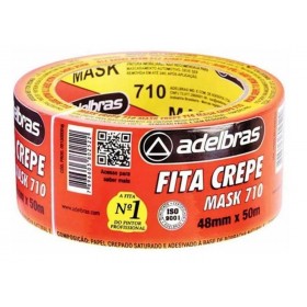 Fita Crepe Mask Uso Geral 48mm x 50m Adelbras