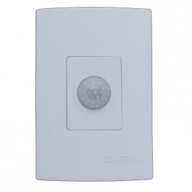 Sensor de Presença Embutir Multifuncional 180o  QI8M Qualitronix