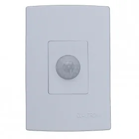 Sensor de Presença Embutir Multifuncional 180o  QI8M Qualitronix