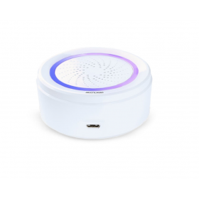 Sirene Alarme Inteligente Smart Wi-fi Branca SE232 Multilaser Liv