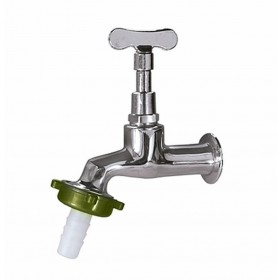 Torneira p/ Jardim e Tanque Curta Cromada 1128 Hidroprata