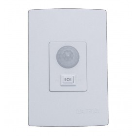 Sensor de Presença Embutir 180õ c/ Interruptor QI6M Qualitronix