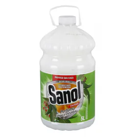 Desinfetante Bactericida Multiuso Leitoso Eucalipto 5L Sanol