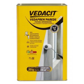 Tinta / Pintura Acrílica Impermeável Vedapren Parede Branco 20kg Vedacit