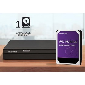 Gravador Digital DVR Full HD 16 Canais c/ HD 1TB MHDX 1316 Intelbras