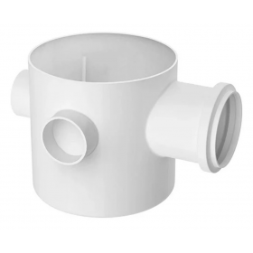 Corpo Caixa Seca 100x100x50/40mm Amanco