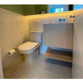 Prateleira Reta Branca c/ Suporte Invisível 30x120cm Criar Zamar