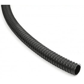 Conduite Flexível Espiralado Emborrachado Preto 3/4" por Metro Irrigatec