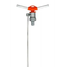 Irrigador Giratório Metal Cromado 06 Jatos c/ Engate Mangueira 1/2" Garden