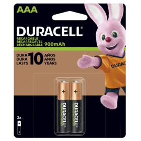 Pilha Bateria Alcalina Palito Tipo AAA c/ 02 Unidades Duracell