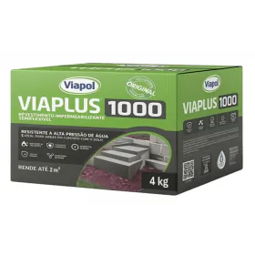 Argamassa Impermeabilizante Semiflexível Viaplus 1000 4Kg Viapol