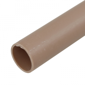 Cano Tubo PVC Soldável Marrom p/ Água Fria 1.1/4" 40mm c/ 1m Amanco
