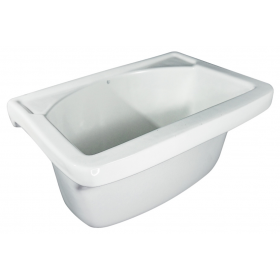 Tanque 22 Litros Louça Branco Esmaltado Linha Obidus Luzarte