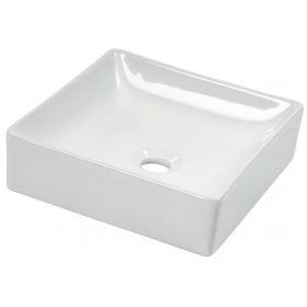 Cuba de Sobrepor Quadrada Branca Lisboa Luzarte