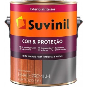 Esmalte Sintético Premium Cor e Proteção Fosco Branco 3,6L Suvinil