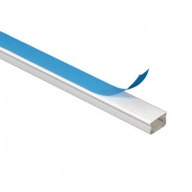 Canaleta Sistema X 20mmx10mm 2m Branca c/ Adesivo Alumbra