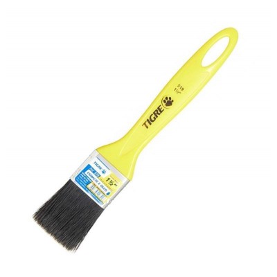 Pincel Trincha p/ Tintas Esmalte e Óleo Cerda Preta 519 1.1/2" Tigre