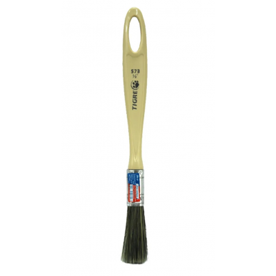 Pincel Trincha Premium Cerda Dupla p/ Latex e Acrílico 573 1/2" Tigre