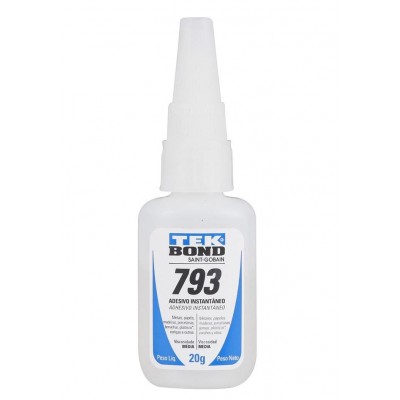Cola Adesivo Instantâneo Multiuso 793 20g Tekbond