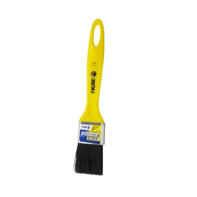 Pincel Trincha p/ Tintas Esmalte e Óleo Cerda Preta 519 1" Tigre