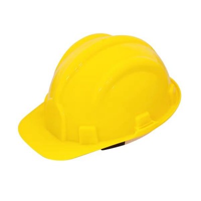 Capacete De Segurança Com Aba Frontal Amarelo Classe A/B Delta