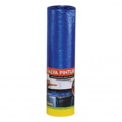 Salva Pintura c/ Fita 1,50m x 20m Salvabrás