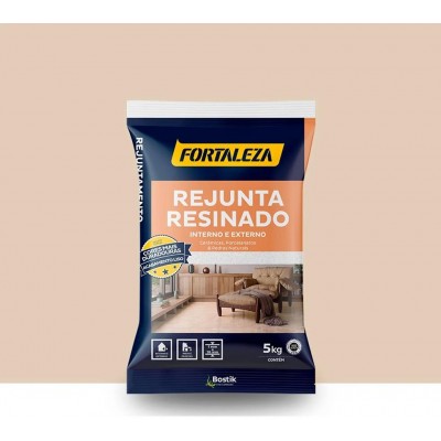 Rejunte Resinado Cerâmico e Porcelanato Marfim 5kg Fortaleza
