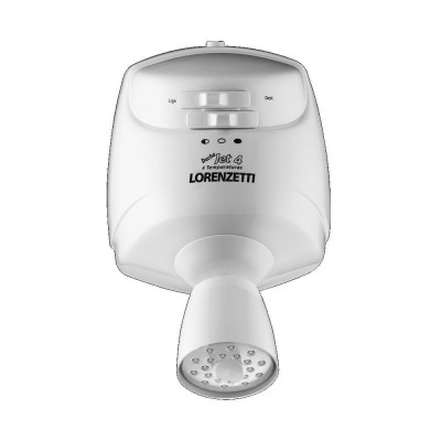 Chuveiro Elétrico Multitemperatura 6800W 220V Branco Jet 4 Lorenzetti