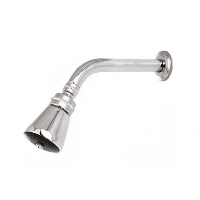 Chuveiro Ducha Articulável Metal Cromado c/ Braço Gás Solar Rieti