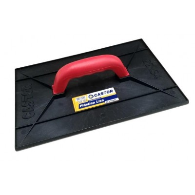 Desempenadeira de Plástico PVC Lisa 22X34cm Castor