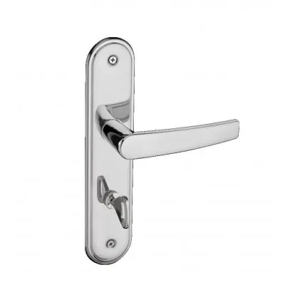 Fechadura P/ Porta Banheiro Cromada 40mm Espelho Concept Pado