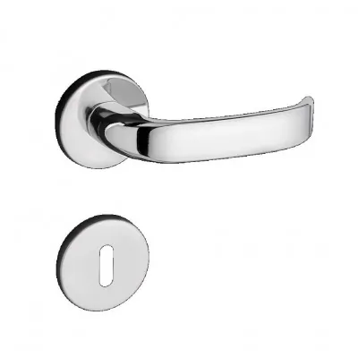 Fechadura P/ Porta Interna Cromada 40mm Roseta ZM Magnum 931 Pado