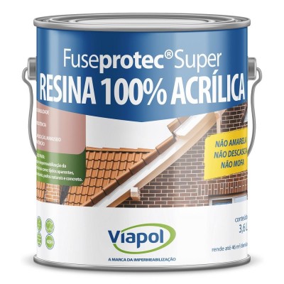 Resina Acrílica Fuseprotec Super Fosca 3,6L Viapol