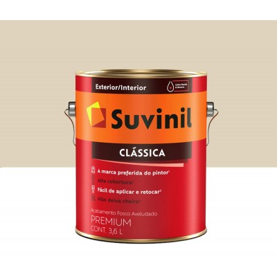 Tinta Látex PVA Clássica Maxx Premium Palha Fosco 3,6L Suvinil