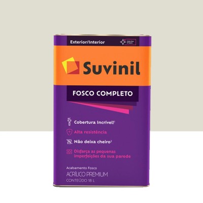 Tinta Acrílica Fosco Completo Premium Gelo Fosco 18L Suvinil