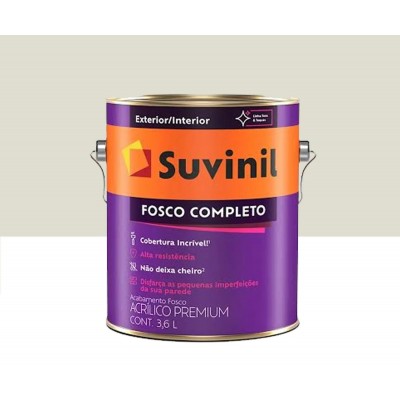 Tinta Acrílica Fosco Completo Premium Gelo Fosco 3,6L Suvinil