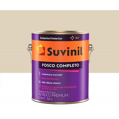 Tinta Acrílica Fosco Completo Premium Palha Fosco 3,6L Suvinil