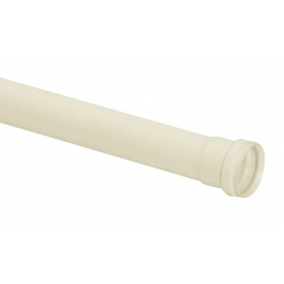 Cano Tubo PVC Série Normal p/ Esgoto DN40 1.1/2" x 40mm c/ 1m Amanco