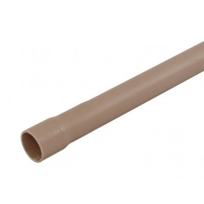 Cano Tubo PVC Soldável Marrom p/ Água Fria 3/4" 25mm c/ 1m Amanco