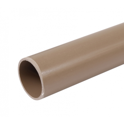 Cano Tubo PVC Soldável Marrom p/ Água Fria 2" 60mm c/ 1m Amanco