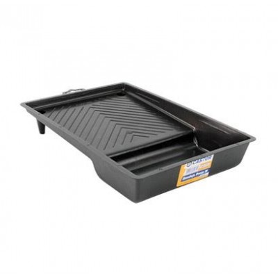 Bandeja Para Pintura Plástico Preto Pequena 5mm Castor