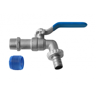 Torneira Esfera Reforçada p/ Jardim 1/4 Volta c/ Alavanca Blukit