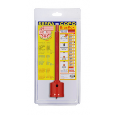 Serra Copo Widea Diamantada 40mm c/ Haste Braskoki