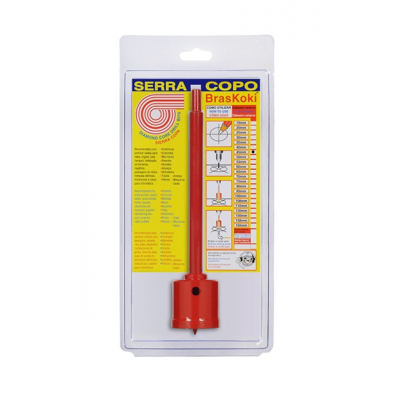 Serra Copo Widea Diamantada 45mm c/ Haste Braskoki