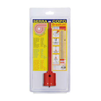 Serra Copo Widea Diamantada 50mm c/ Haste Braskoki